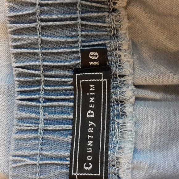 BNWOT County Denim sz10 long denim skirt - Picture 8 of 8